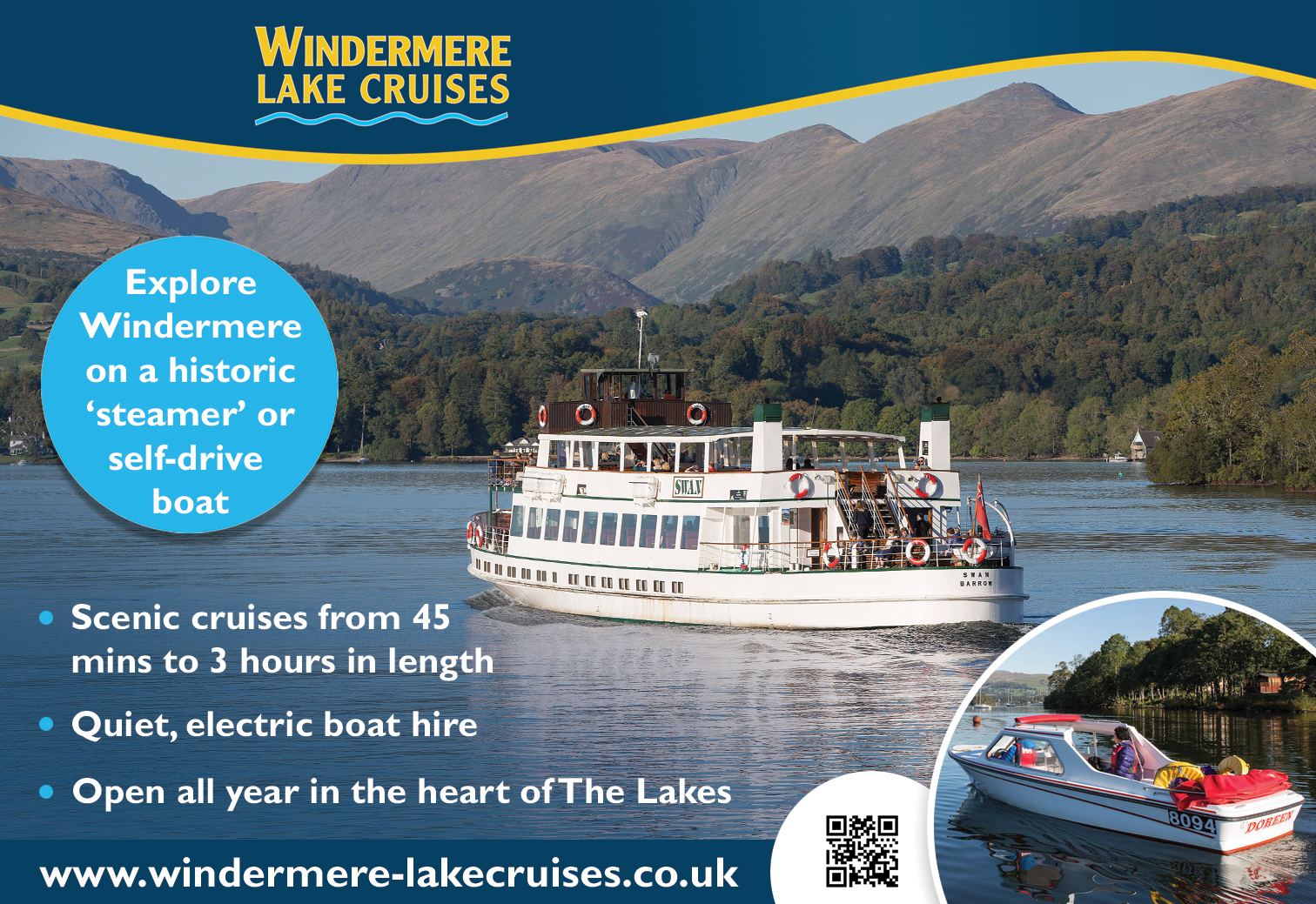Explore Windermere, England’s largest lake by boat Community Update